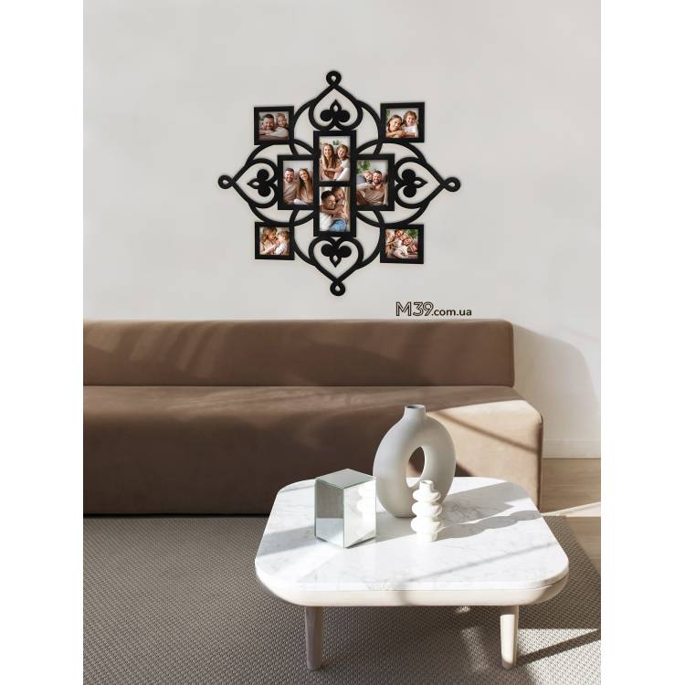 Фоторамка-коллаж "Цветок Счастья" настенная