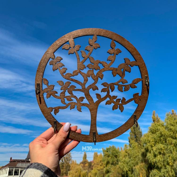 Ключниця "Дерево життя" Настінна з Дерева