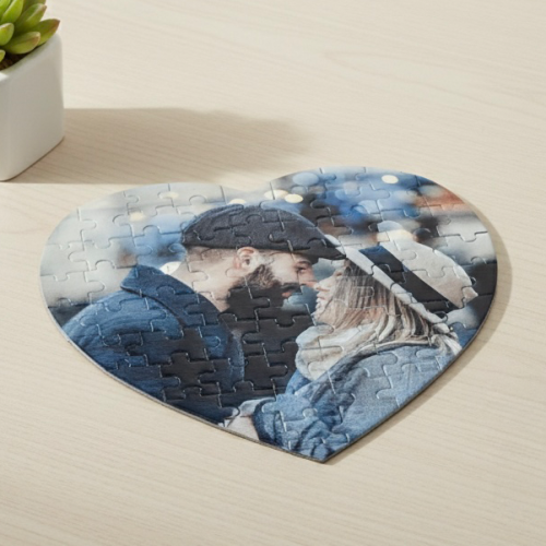 Подарок на день влюбленных — пазл с вашим фото.