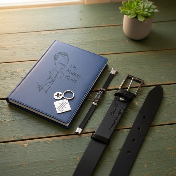 Веселий Подарунок для Менеджера - Набір Аксесуарів з Іменним Гравіюванням m39.com.ua Веселий Подарунок для Менеджера - Набір Аксесуарів з Іменним Гравіюванням