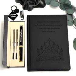 Подарочный набор для руководителя с индивидуальной гравировкой «Лучшему руководителю»