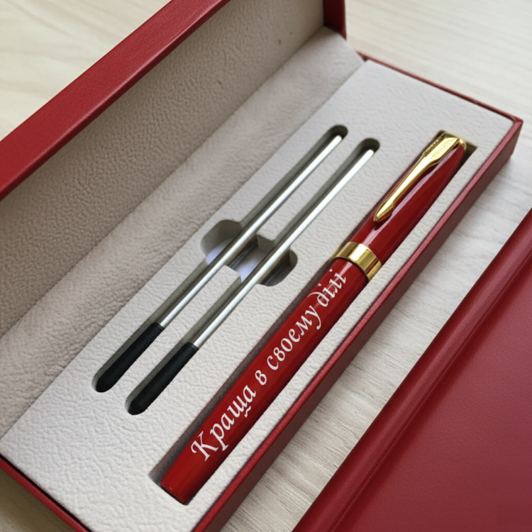 Жартівливий Подарунок для Працівника Торгівлі - Блокнот+Ручка з Індивідуальним Гравіюванням