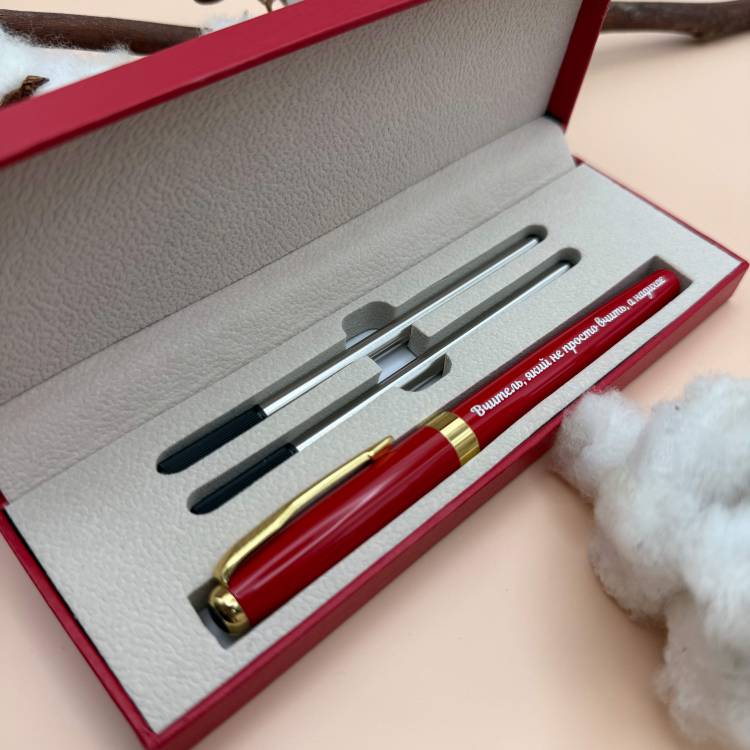 Подарунковий комплект для вчителя — персоналізований блокнот і ручка