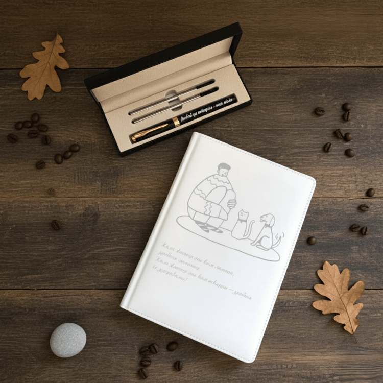 Именный Блокнот и Ручка для Ветеринара – Оригинальный Подарок