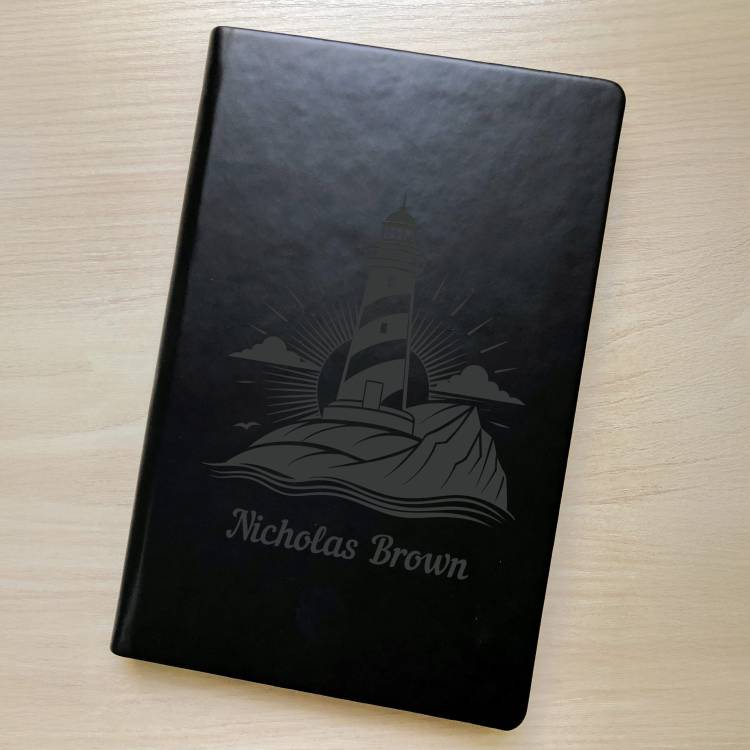 Подарунковий комплект для чоловіка з персоналізацією — блокнот, ручка, браслет, ремінь