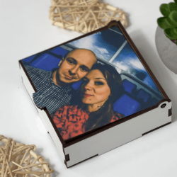 Коробка подарункова ХДФ з вашим фото (дерев