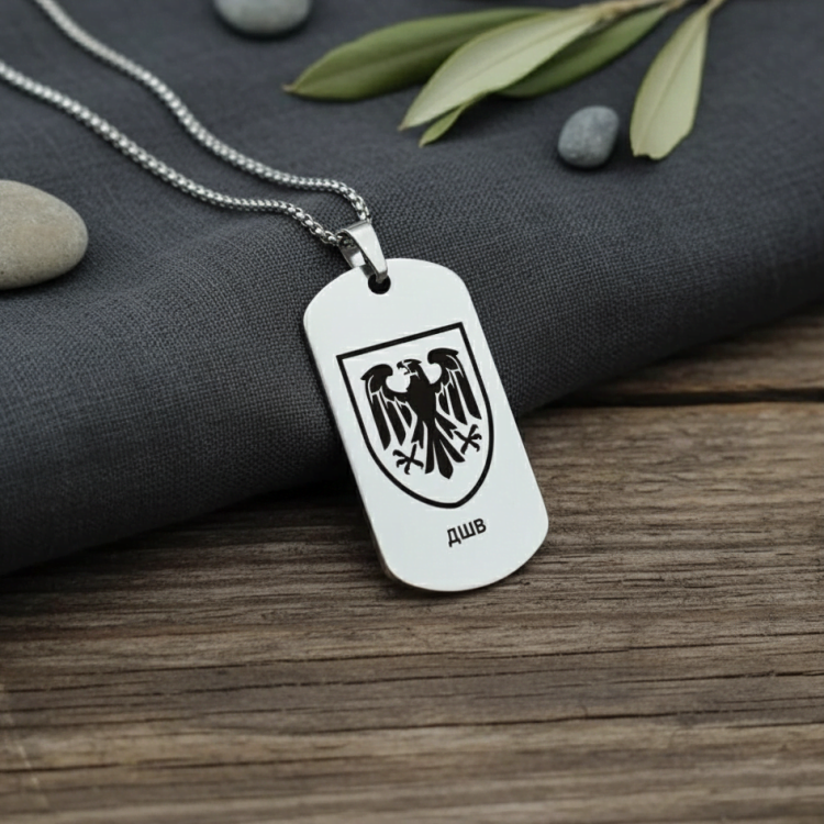 Жетон з лазерним гравіюванням Емблема ДШВ m39.com.ua Жетон з лазерним гравіюванням Емблема ДШВ