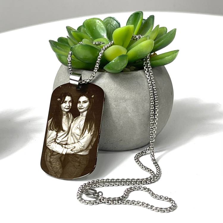 Жетон з гравіюванням Сімейного Фото