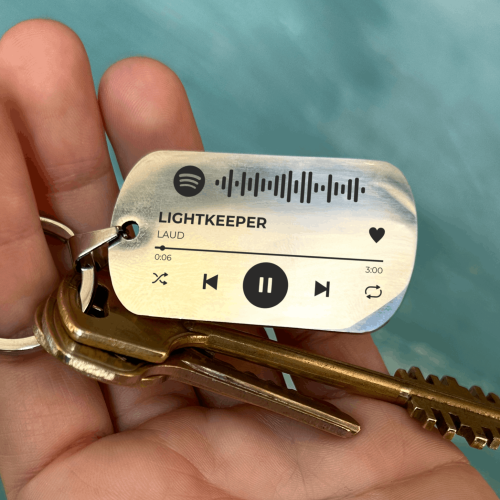 Персональний Подарунок Коханому - Жетон з кодом Spotify