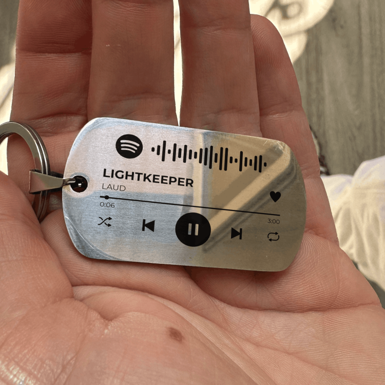 Персональний Подарунок Коханому - Жетон з кодом Spotify