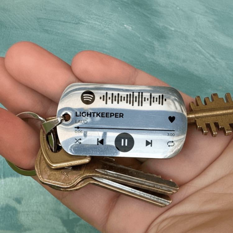 Персональний Подарунок Коханому - Жетон з кодом Spotify