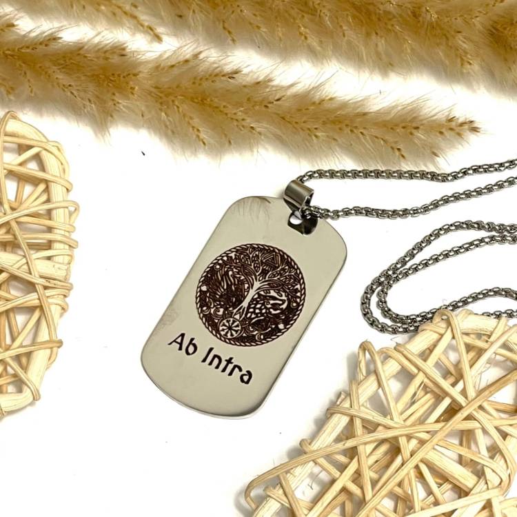 Армійський жетон з гравіюванням "Ab intra" m39.com.ua Армійський жетон з гравіюванням "Ab intra"