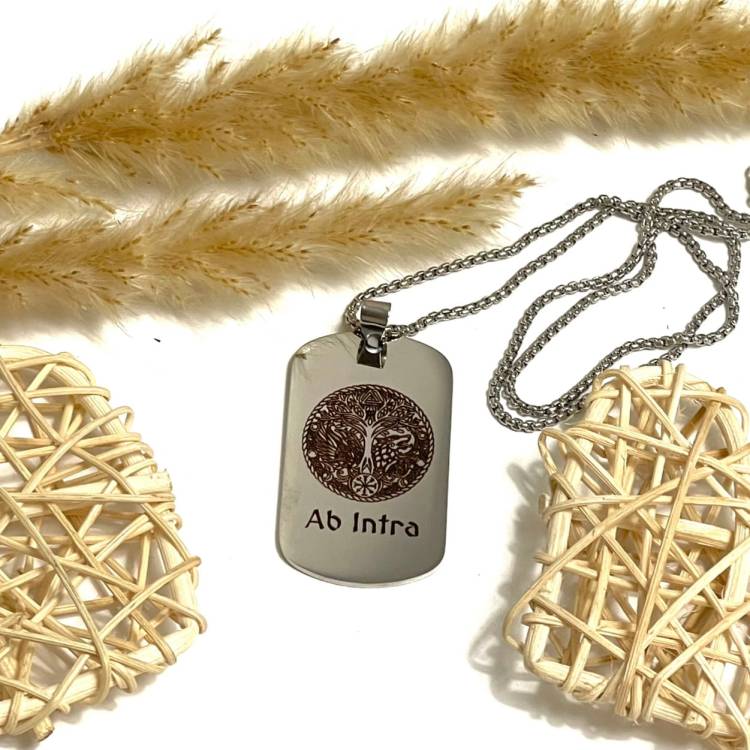 Армійський жетон з гравіюванням "Ab intra" m39.com.ua Армійський жетон з гравіюванням "Ab intra"