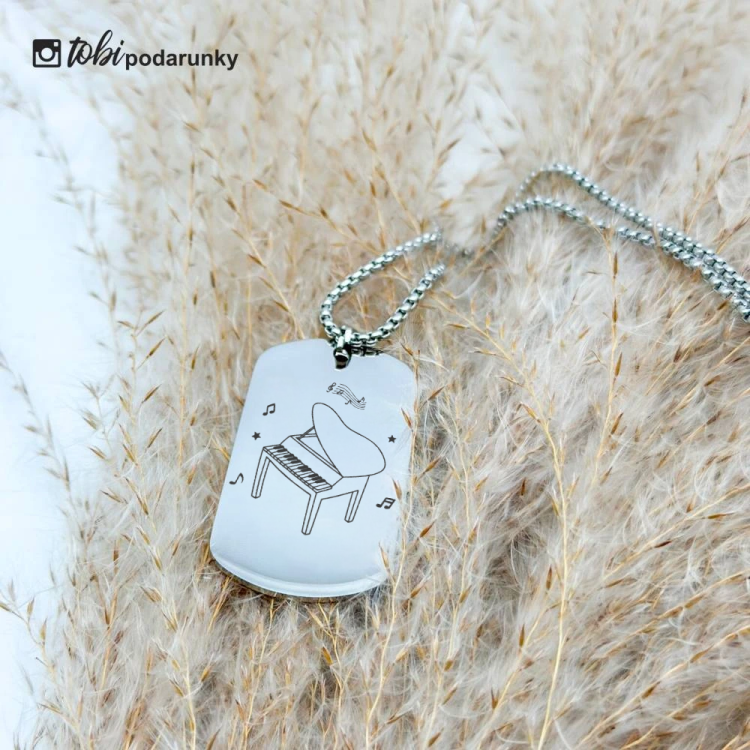 Жетон для піаніста — персоналізований подарунок для музиканта m39.com.ua Жетон для піаніста — персоналізований подарунок для музиканта