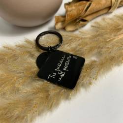 Оригінальний подарунок близьким - Брелок з Вашим написом від Руки