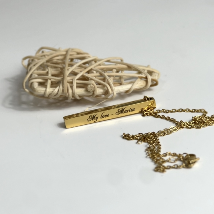 Элегантный нежный подарок на годовщину — ювелирное украшение с персонализированной именной гравировкой m39.com.ua Элегантный нежный подарок на годовщину — ювелирное украшение с персонализированной именной гравировкой