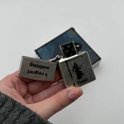 Персонализированная бензиновая зажигалка с гравировкой