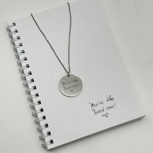 Жетон Круглий, Підвіска з Гравіюванням "You