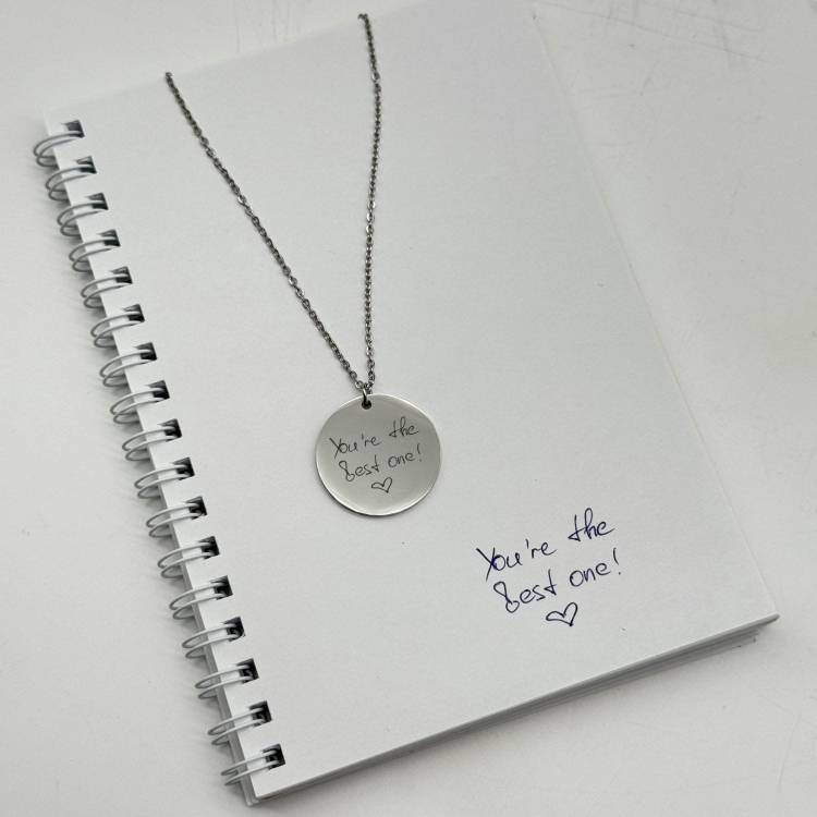 Жетон Круглий, Підвіска з Гравіюванням "You Жетон Круглий, Підвіска з Гравіюванням "You