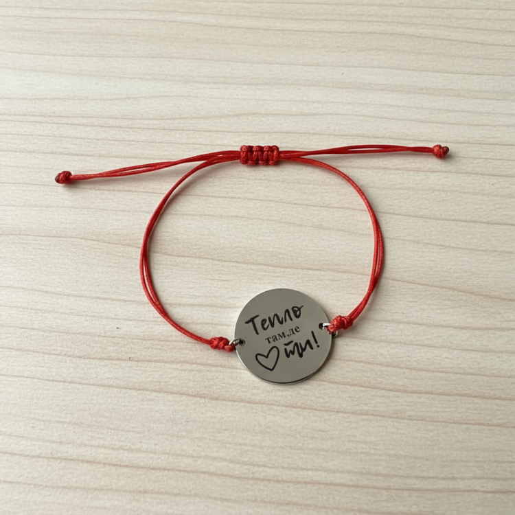 Подарунок хлопцю прикраса на руку - Фенечка з персоналізованим гравіюванням m39.com.ua Подарунок хлопцю прикраса на руку - Фенечка з персоналізованим гравіюванням