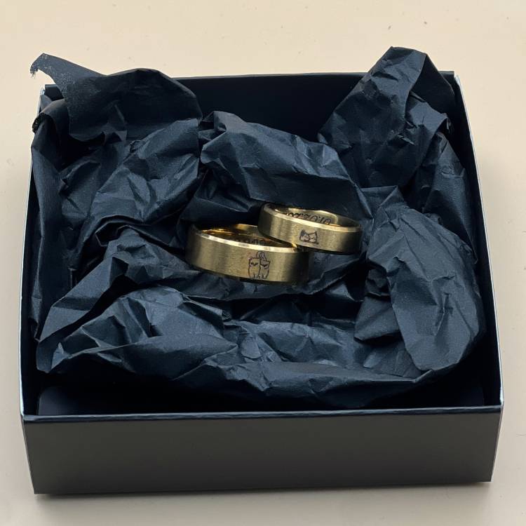 Персоналізована каблучка з двостороннім гравіюванням - подарунок до Дня Святого Валентина m39.com.ua Персоналізована каблучка з двостороннім гравіюванням - подарунок до Дня Святого Валентина