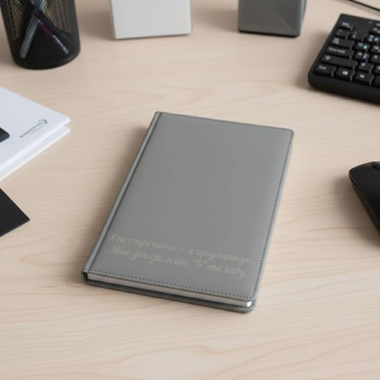 Цікавий подарунок колезі - Блокнот з персоналізацією