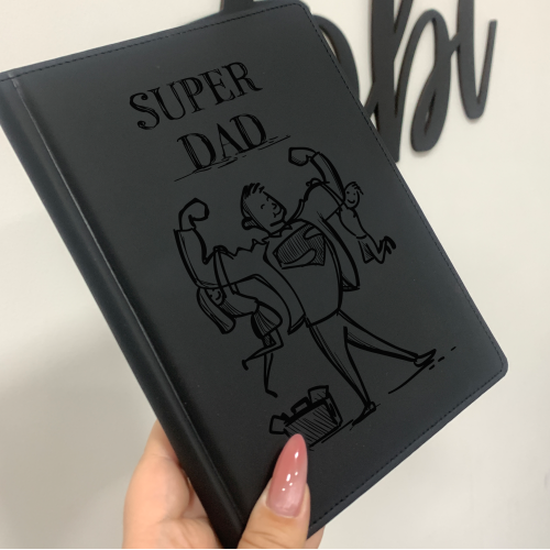 Подарунок для тата блокнот з індивідуальним написом «Super Dad