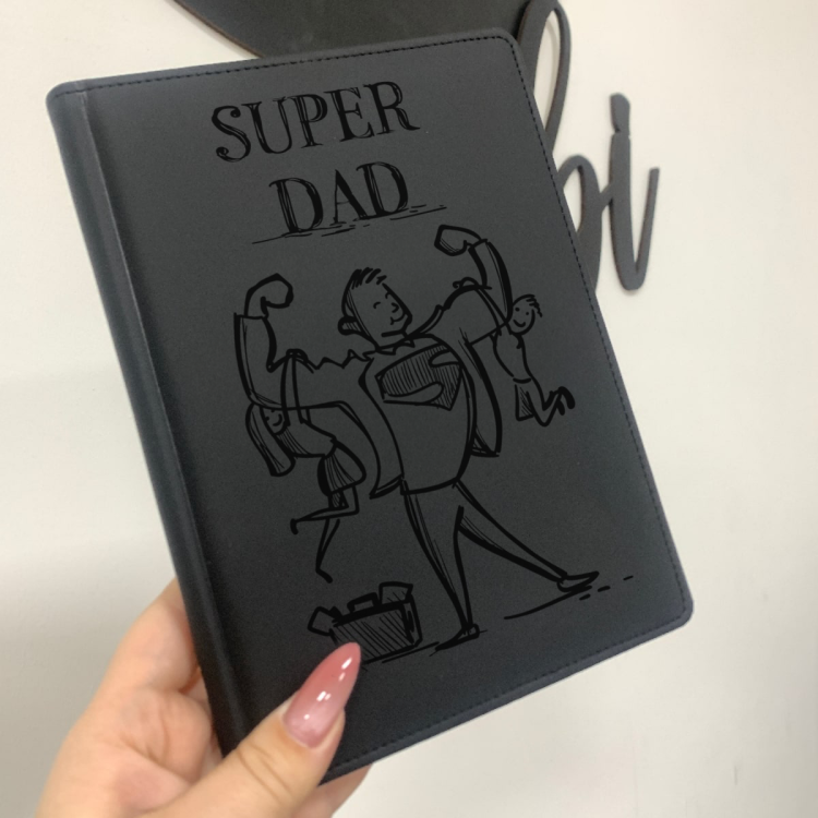 Подарунок для тата блокнот з індивідуальним написом «Super Dad