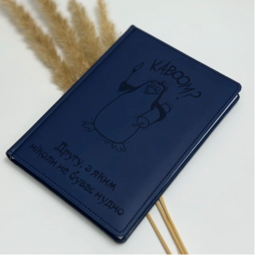 Ідеальний Веселий подарунок людині з почуттям гумору - Блокнот для записів "Другу, з яким ніколи не буває нудно"