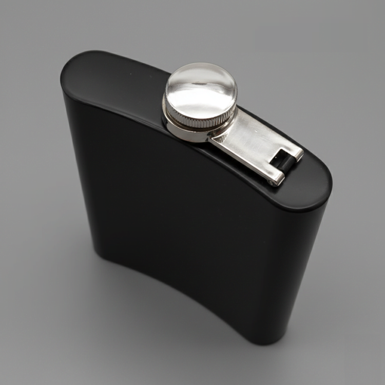 Подарунок Далекобійнику - Фляга 236 мл Чорна з Персоналізованим Гравіюванням m39.com.ua Подарунок Далекобійнику - Фляга 236 мл Чорна з Персоналізованим Гравіюванням