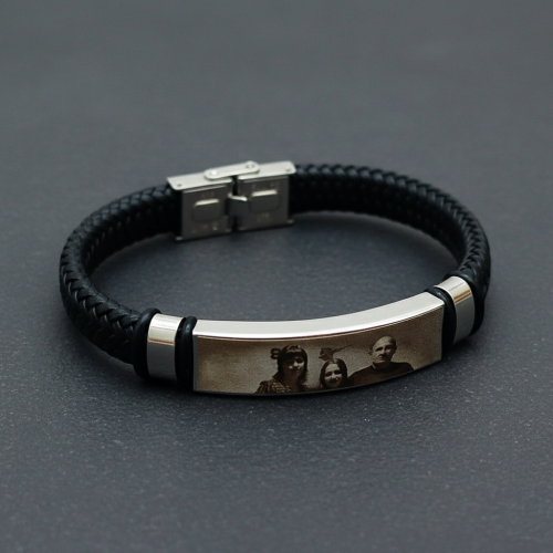 Подарунок Коханому - Браслет з Фотогравіюванням m39.com.ua Подарунок Коханому - Браслет з Фотогравіюванням