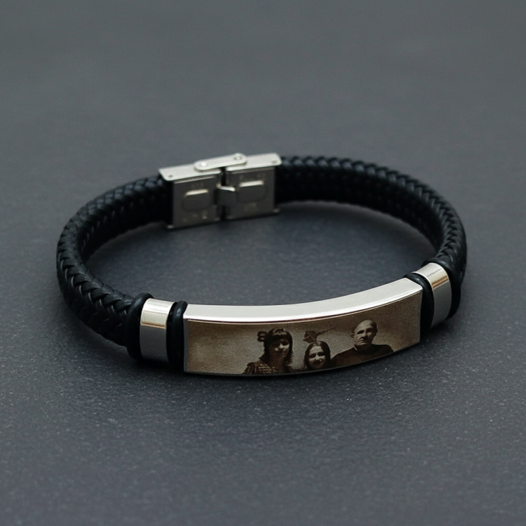 Подарунок Коханому - Браслет з Фотогравіюванням m39.com.ua Подарунок Коханому - Браслет з Фотогравіюванням