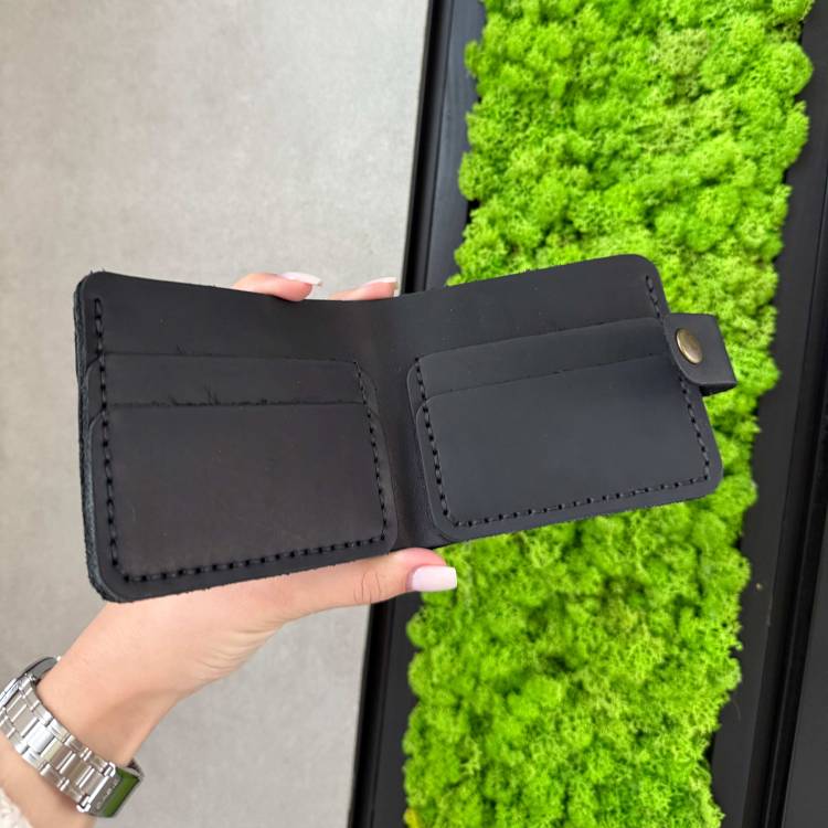 Персоналізований шкіряний гаманець з гравіюванням