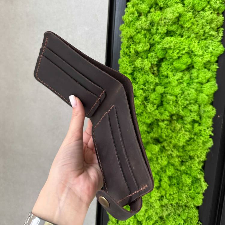 Гаманець із натуральної шкіри з індивідуальним гравіюванням m39.com.ua Гаманець із натуральної шкіри з індивідуальним гравіюванням