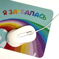 Кастомний килимок для миші 18×22, друк фото/логотипа, корморативний подарунок, подарунок геймеру, для компютера