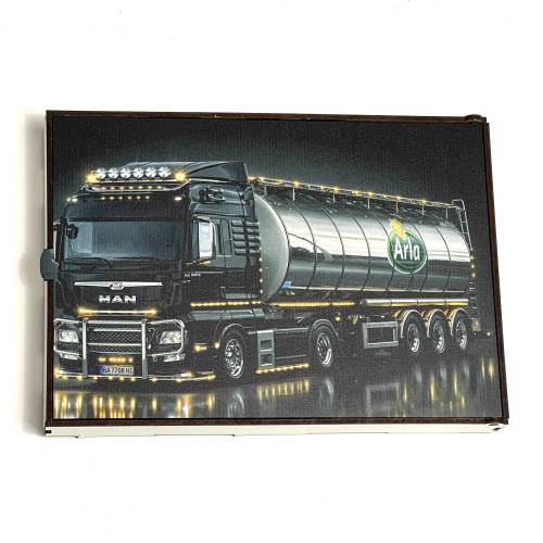 Подарочная коробка L из ХДФ с вашей корпоративной фотопечатью (деревянная)