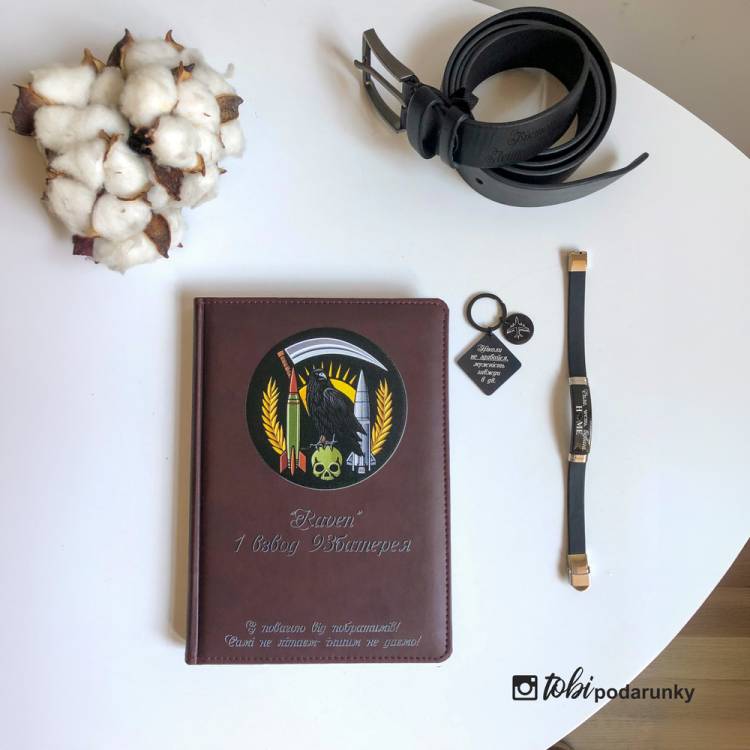 Подарунок Військовому від Побратимів - Набір Аксесуарів з Персоналізованим Гравіюванням