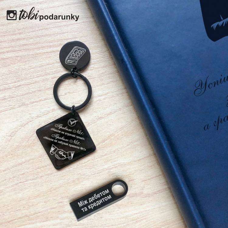 Подарунок Бухгалтеру Чоловіку - Комплект Аксесуарів з Іменним Написом