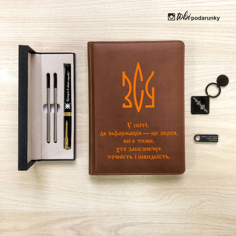 Оригинальный Подарок Связисту ВСУ - Набор Аксессуаров с Индивидуальной Надписью