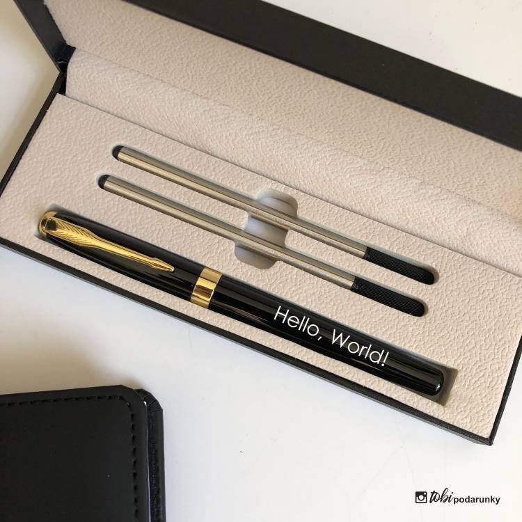 Оригінальний Подарунок Програмісту - Блокнот + Ручка з Іменним Гравіюванням