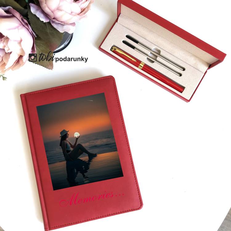 Оригінальний Подарунок Другу - Блокнот + Ручка з Кольоровим Фото Друком m39.com.ua Оригінальний Подарунок Другу - Блокнот + Ручка з Кольоровим Фото Друком