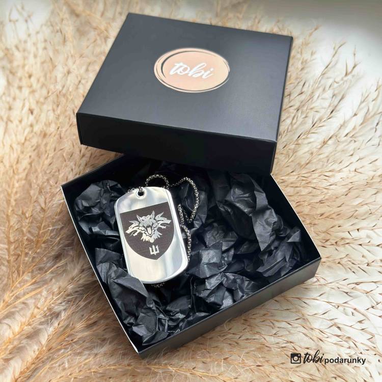 Лучший Подарок Военному - Жетон с Гравировкой Данных Военнослужащего