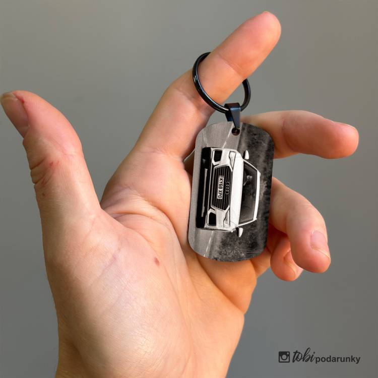 Подарунок Водію - Брелок з Фотогравіюванням Авто m39.com.ua Подарунок Водію - Брелок з Фотогравіюванням Авто