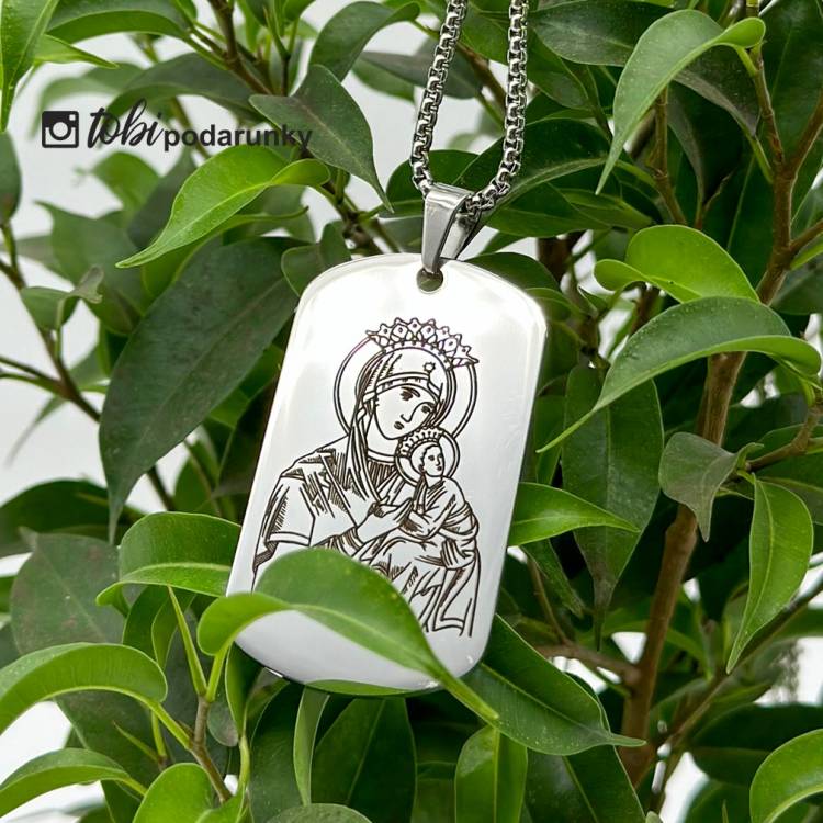 Жетон з Іконою та Молитвою "Отче Наш"