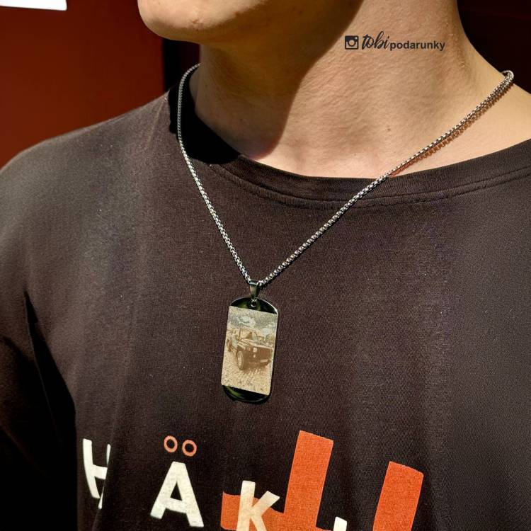 Жетон з Фото Вашого Авто, Кулон з Фотогравіюванням автомобіля