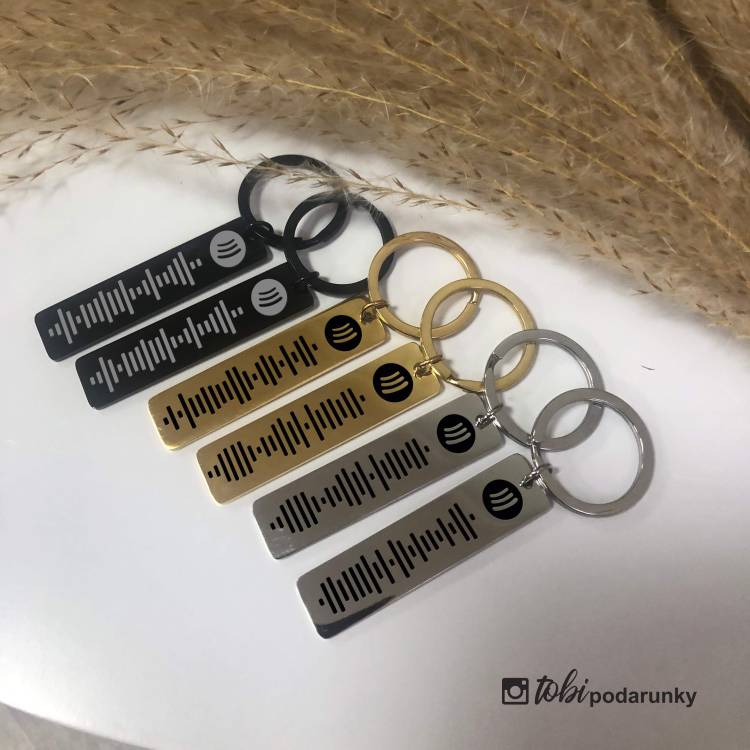 Романтичний подарунок - Брелок Spotify з улюбленою піснею