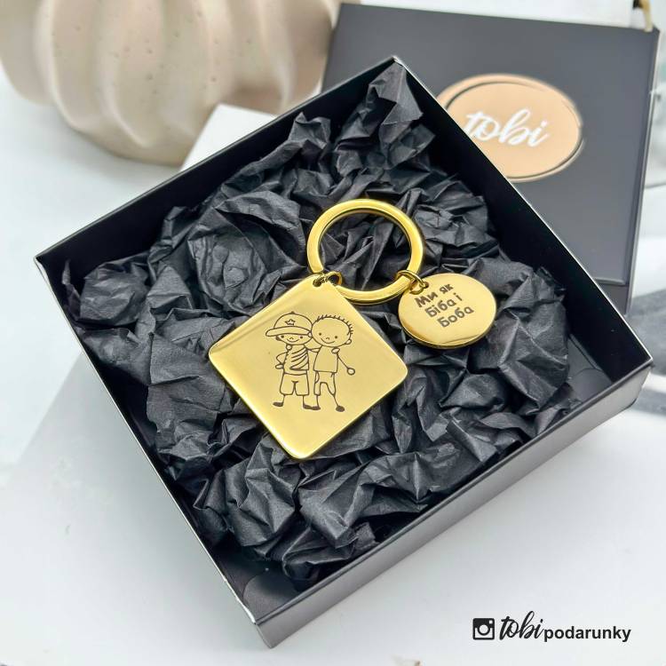 Веселий подарунок другу - брелок "Біба і Боба" m39.com.ua Веселий подарунок другу - брелок "Біба і Боба"