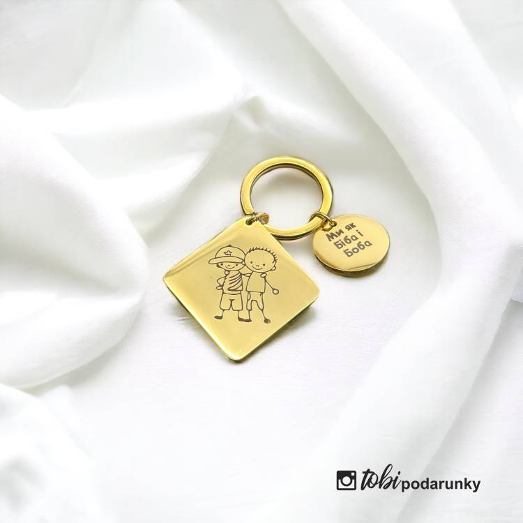 Веселий подарунок другу - брелок "Біба і Боба" m39.com.ua Веселий подарунок другу - брелок "Біба і Боба"