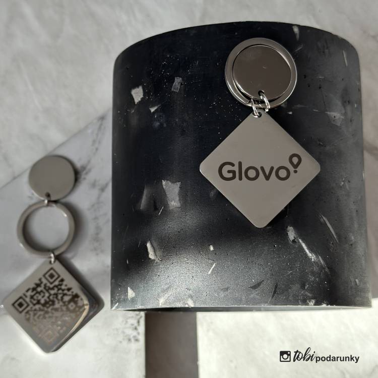 Оригінальний корпоративний подарунок - Брелок з Логотипом бізнесу