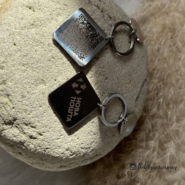 Оригінальний корпоративний подарунок - Брелок з Логотипом бізнесу